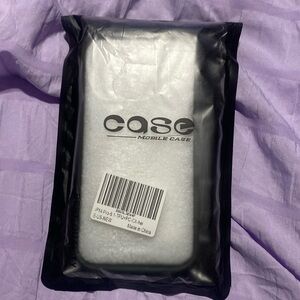 iPhone 14 Clear Case with Black Edge
